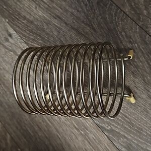 Vintage coiled letter holder
